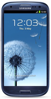 Смартфон Samsung Galaxy S3 GT-I9300 16Gb Pebble blue - Южно-Сахалинск